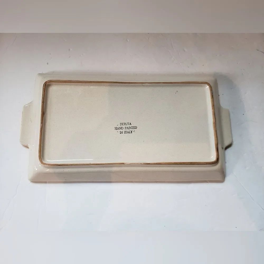 Deruta Tray Hand Painted in Italy - Picture 4 of 7